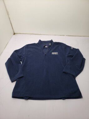 Reebok Men's Dallas Cowboys NFL 1/4 Zip Up Fleece Sweatshirt Size Large